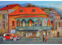 MAGNOLIA Puzzle Ulica starého Tbilisi 1000 dielikov