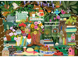 PIECES & PEACE Puzzle Záhradníkova knižnica 1500 dielikov