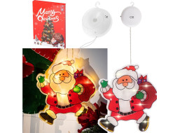 Závesné LED svietidlo - Santa s darčekmi