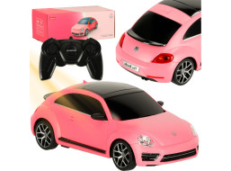 RC auto 1:24 Volkswagen Beetle-UV ružové