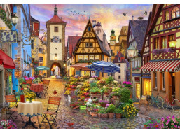BLUEBIRD Puzzle Bavorské mestečko 1000 dielikov