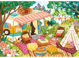 MAGNOLIA Puzzle Boho kempovanie 1000 dielikov