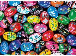 YAZZ Puzzle Maľované veľkonočné vajíčka 1000 dielikov