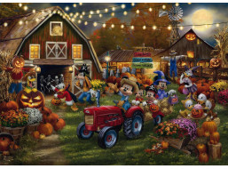 SCHMIDT Puzzle Mickey a Minnie: Tekvicová slávnosť 1000 dielikov