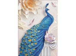 MAGNOLIA Puzzle Modrý páv 1000 dielikov
