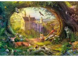 SCHMIDT Puzzle Rozprávkový hrad a kúzelný les 1000 dielikov