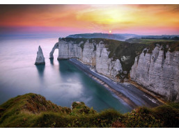 ALIPSON Puzzle Pohľad na Étretat 1000 dielikov