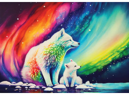 YAZZ Puzzle Polárna žiara 1000 dielikov