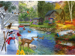 ALIPSON Puzzle Sezónne prechody 1000 dielikov