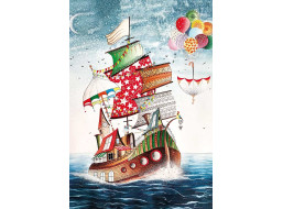 MAGNOLIA Puzzle Slobodná loď 1000 dielikov