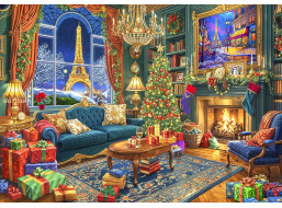 BLUEBIRD Puzzle Vianoce v Paríži 1000 dielikov