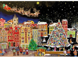 MAGNOLIA Puzzle Vianočný čas 1000 dielikov