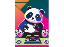 YAZZ Puzzle Veselá panda 1000 dielikov