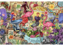GRAFIKA Puzzle Záhradná koláž 1000 dielikov