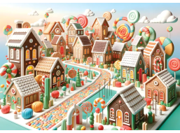 YAZZ Puzzle Krajina sladkostí 1000 dielikov