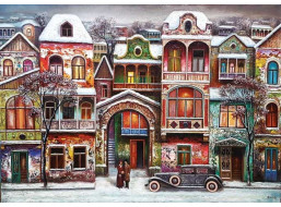 MAGNOLIA Puzzle Zimný večer 1000 dielikov