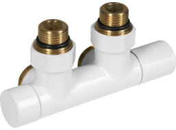 Aqualine R-START pripojovacia sada ventilov pre stredové pripojenie, biela SR230W