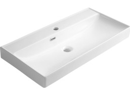 Aqualine PARLA keramické umývadlo 80x38cm, biela 9980