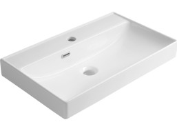 Aqualine PARLA keramické umývadlo 65x38cm, biela 9965
