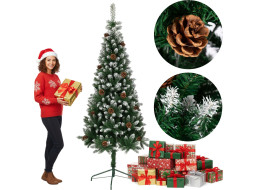 Vianočný stromček NATALE so šiškami 220 cm