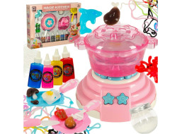 3D kryštálové lepiace gélové šablóny Magic Kitchen - sada 62 kusov - ružová
