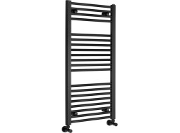 Aqualine DIRECT vykurovacie teleso s bočným pripojením 450x960mm, čierna mat ILR94B