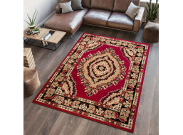 Kusový koberec ATLAS classic - béžový/červený, 180x250 cm