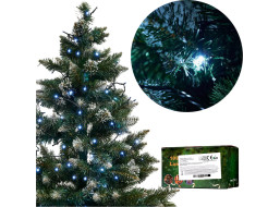 LED svetelná reťaz 10m 100LED studená biela