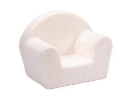 Detské kresielko MINI bouclé - krémové