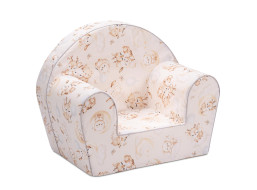 Detské kresielko MINI - Roztomilé zvieratká - krémové