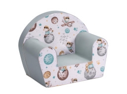 Detské kresielko MINI - Malý princ - biele/mätové