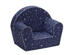 Detské kresielko MINI - Hviezdne nebo - tmavo modré