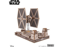 Ugears 3D drevená mechanická skladačka Star Wars Stíhačka TIE