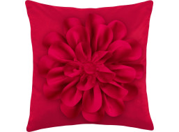 Obliečka na vankúš FOREVER YOURS Kvet 3D 42x42 cm - červená