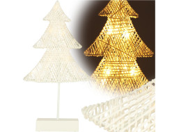 Vianočný stojaci stromček 39 cm 10LED - teplá biela