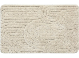 Aqualine RIST kúpeľňová predložka, 50x80cm, 100% polyester, protišmyk, ecru NI8592