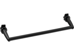 Aqualine Sušiak uterákov na vykurovacie telesá 36cm rovný, čierna mat IDR-40B