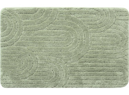 Aqualine RIST kúpeľňová predložka, 50x80cm, 100% polyester, protišmyk, zelená NI8594