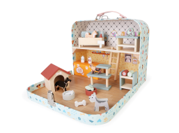 2Kids Toys Domček pre miláčikov v kufríku