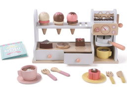 2Kids Toys Drevená cukráreň 2 v 1