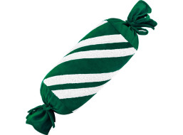 Vianočný vankúš SWEET CANDY 60 cm - zelený/biely