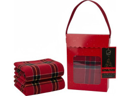 Sada utierok MAGICAL CHRISTMAS v darčekovom balení - 2 kusy - červená/zelená