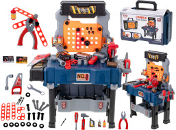 Detský ponk do dielne s náradím - 65 prvkov