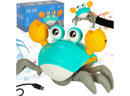 Interaktívny krab so zvukom - zelený