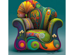 HEYE Štvorcové puzzle Relax!: Pohodlné kreslo 1000 dielikov