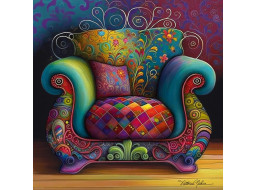 HEYE Štvorcové puzzle Relax!: Relaxačné kreslo 1000 dielikov