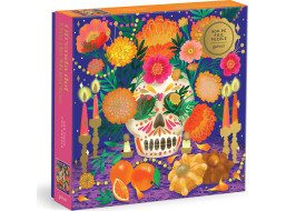 GALISON Metalické štvorcové puzzle Oltár ku Dňu mŕtvych 500 dielikov