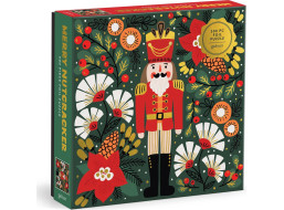 GALISON Metalické štvorcové puzzle Veselý Luskáčik 500 dielikov