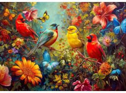 ENJOY Puzzle Cvrlikání a Trepotanie 1000 dielikov