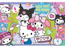 TREFL Puzzle Hello Kitty: Bláznivé trio 300 dielikov